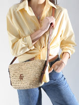 Sac Bandoulire Shetland Etrier Marron shetland ESHE168S-vue-porte
