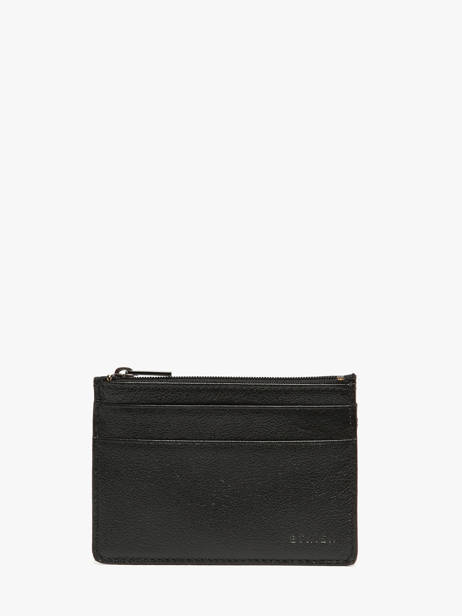 Card Holder Etincelle Irisée Leather Etrier Black etincelle irisee EETI5004